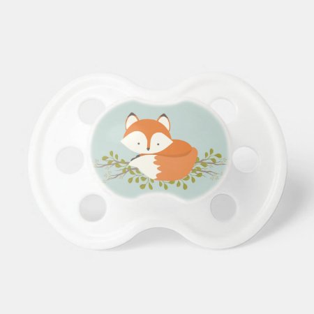 Sweet Woodland Fox Baby Pacifier