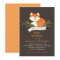 Sweet Woodland Fox Baby Shower Invitation