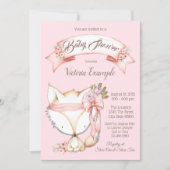 Sweet Woodland Fox Baby Shower Invitations (Front)
