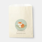 Sweet Woodland Fox Nature Baby Shower Favor Bag