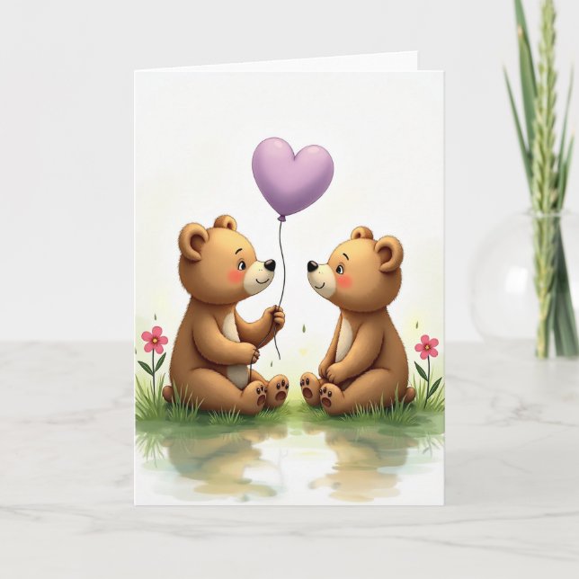 Sweet Woodland Mother Card (Front)