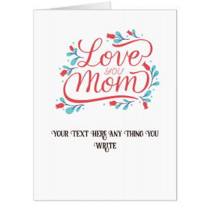 Sweet Words Mom Photo Collage Card