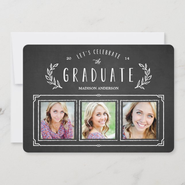 Sweet Wreath | Graduation Announcement (Front)