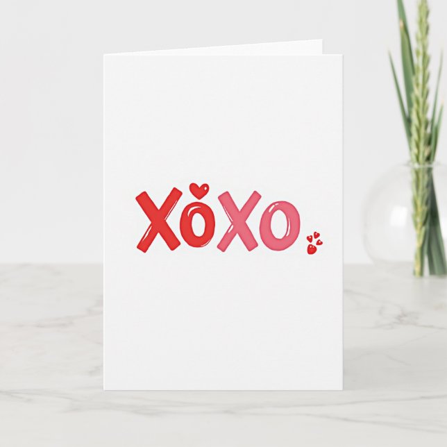 Sweet Xoxo Glossy Style Card (Front)
