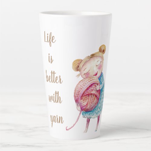 Sweet Yarn Lover   Latte Mug