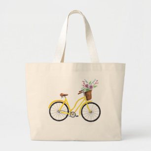 Sweet Yellow Bike Tote