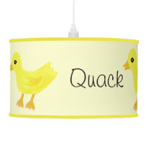 Sweet Yellow Rubber Ducky Nursery Pendant Ceiling Lamp