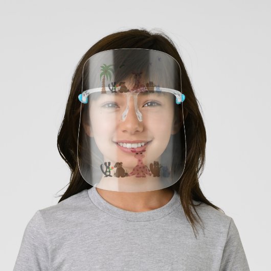 Sweet Zoo Animals Face Shield (Insitu)