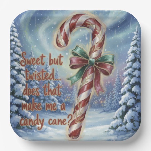SweetButTwisted Paper Plates (Front)