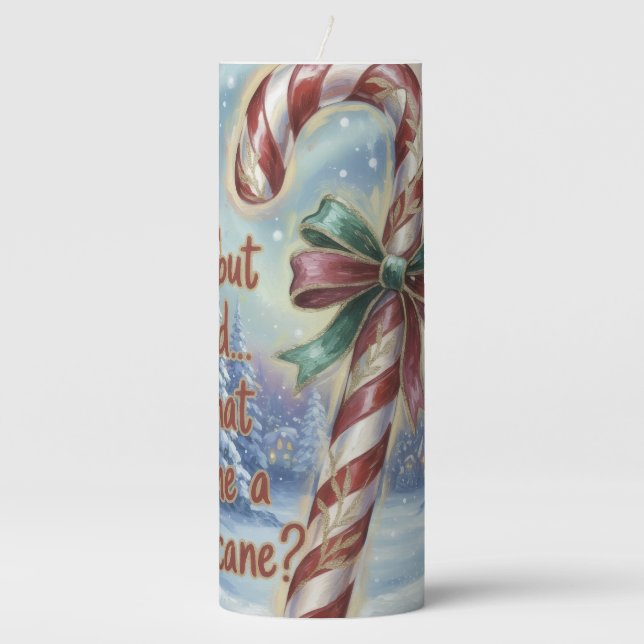 SweetButTwisted Pillar Candle (Front)