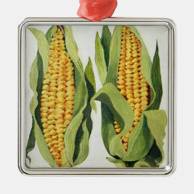 Sweetcorn 2013 metal ornament (Front)