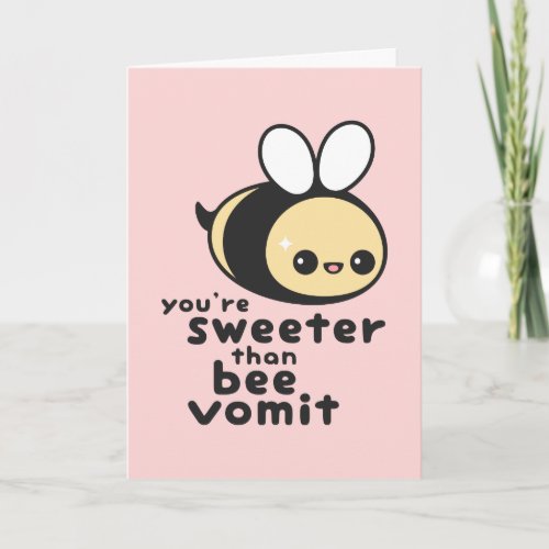 Sweeter than Bee Vomit Holiday Card