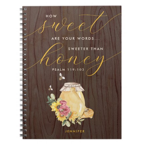 Sweeter than Honey Budget Scripture Journal