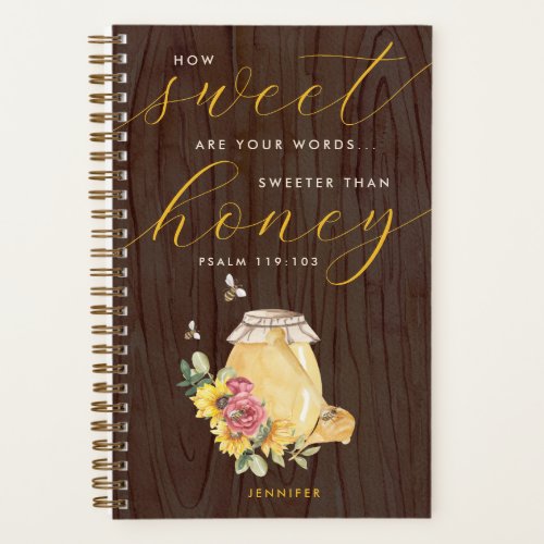 Sweeter than Honey Psalm 119 Scripture Journal