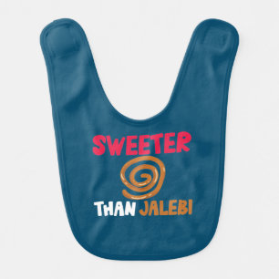 Sweeter Than Jalebi Baby Bib Bollywood Hindi Meme
