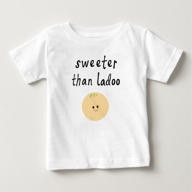 Sweeter than Ladoo Baby Shirt (Front)
