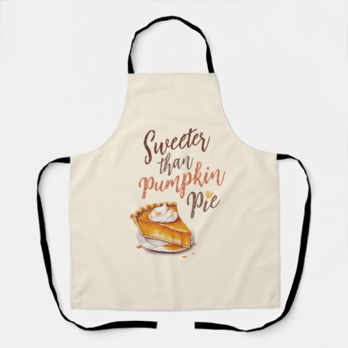 Sweeter than Pumpkin Pie Apron