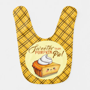 Sweeter than Pumpkin Pie Baby Bib