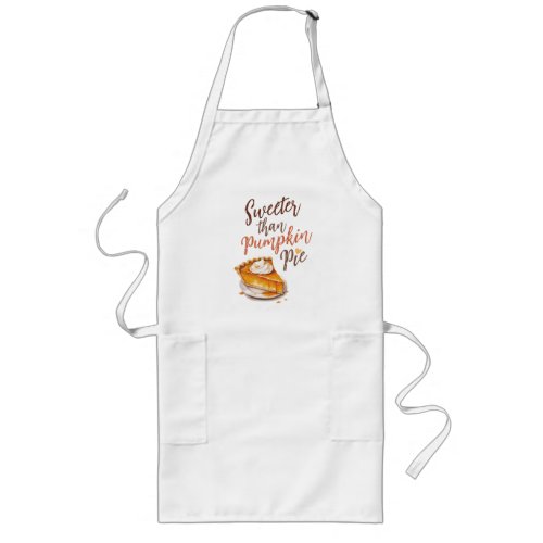 Sweeter than Pumpkin Pie Long Apron