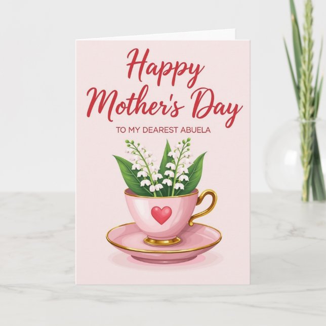 Sweetest Abuela Mothers Day Card (Front)
