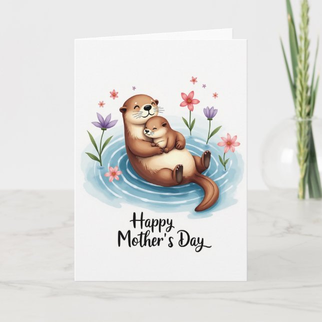 Sweetest Aquatic Mothers Day Card (Front)