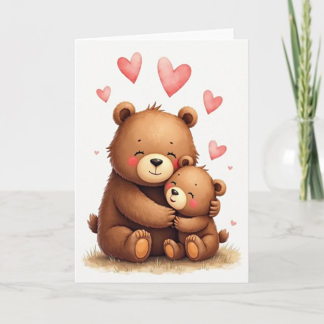 Sweetest Bear Hug Day Card (Front)