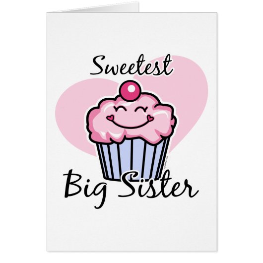 Sweetest Big Sister Cards (Front)