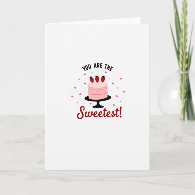 Sweetest Cake Love Card (Front)