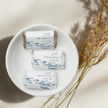 "Sweetest Catch" Coastal Blue Fish Wedding Favor<br><div class="desc">This elegant summer chocolate favor design for modern beach weddings, minimalist coastal engagement parties, or chic beachside rehearsal dinners features a school of blue watercolor fish swimming along the bottom, with "the sweetest catch" in elegant navy blue lettering. Personalize with two lines of custom text on the back of the...</div>