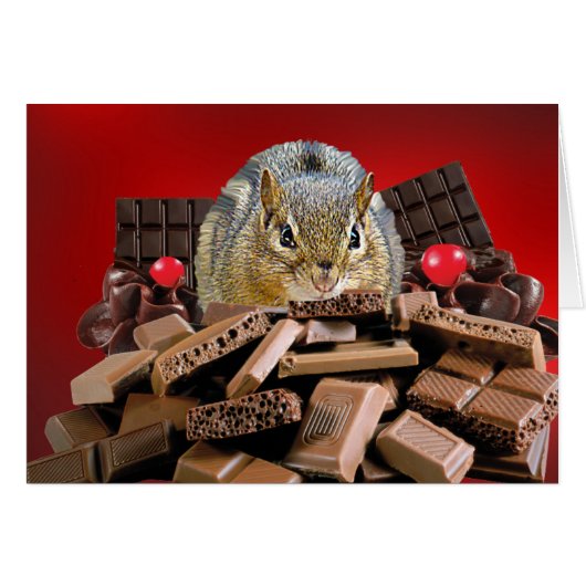Sweetest Day Chipmunk Cards (Front Horizontal)