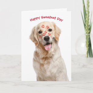 Sweetest Day Golden Retriever Card