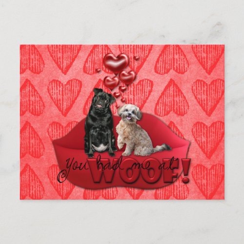 Sweetest Day _ You Had Me at Woof Postcard