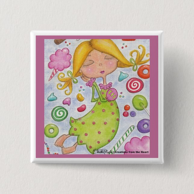 Sweetest Dreams Pinback Button (Front)