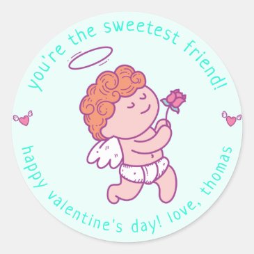 Sweetest Friend - Cute Cupid Kids Valentine  Class