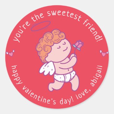 Sweetest Friend - Cute Cupid Kids Valentine  Class