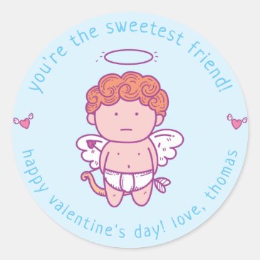 Sweetest Friend - Cute Cupid Kids Valentine  Class