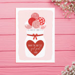 Sweetest Gal Pal Lollipop Galentine's Day Greeting Holiday Card<br><div class="desc">This funny and cute Valentine's Day card is a light and sweet way to show your friend love on this special holiday. It features the phrase, "You're the gal pal ever!" with a hand-drawn mason jar full of lollipop candy with a ribbon and heart top of a simple blush pink...</div>