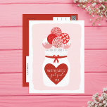Sweetest Gal Pal Lollipop Galentine's Day Greeting Holiday Postcard<br><div class="desc">This funny and cute Valentine's Day card is a light and sweet way to show your friend love on this special holiday. It features the phrase, "You're the most paw-some friend!" with a hand-drawn heart and kitty cat on top of a simple blush pink background and white frame. You can...</div>