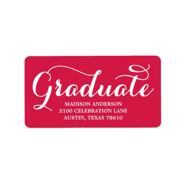 Sweetest Grad | Graduation Address Label