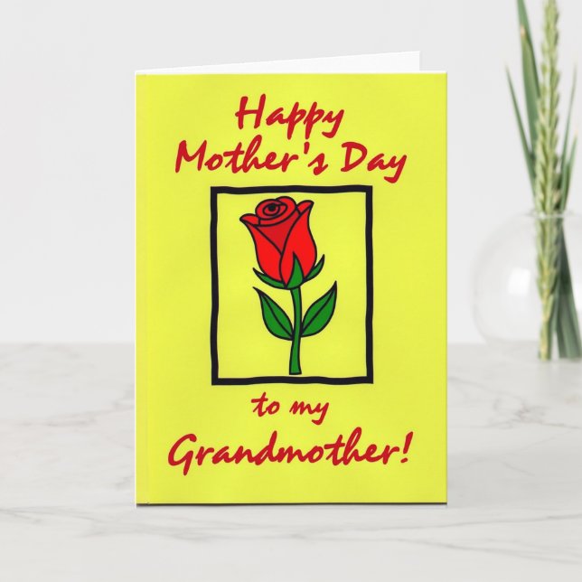 Sweetest Grandmothers Day Card (Front)