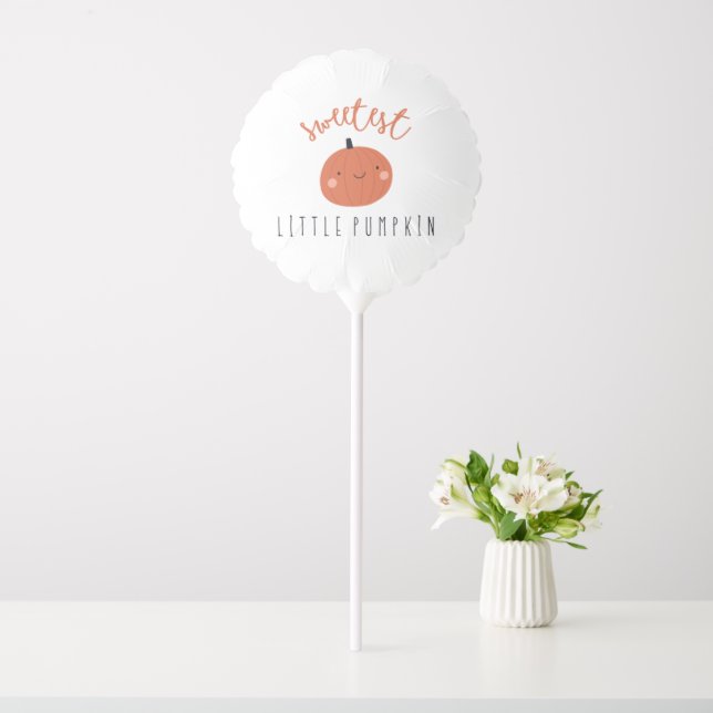 sweetest little pumpkin Balloon baby gift  (In SItu)