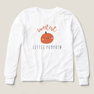 sweetest little pumpkin Boys Long Sleeve T-Shirt  Tri-Blend Shirts