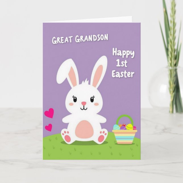Sweetest Love Bunny Card (Front)