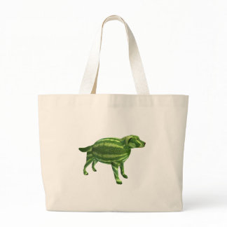 Sweetest Melon Dog Large Tote Bag