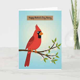 Sweetest Mom Bird Spring Card
