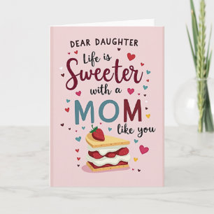 Sweetest Mom Dessert Card