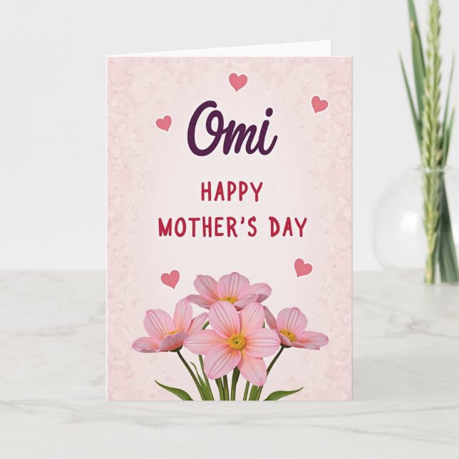 Sweetest Mom Floral Day Card (Front)