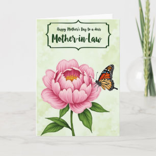 Sweetest Mom Floral Insect Card