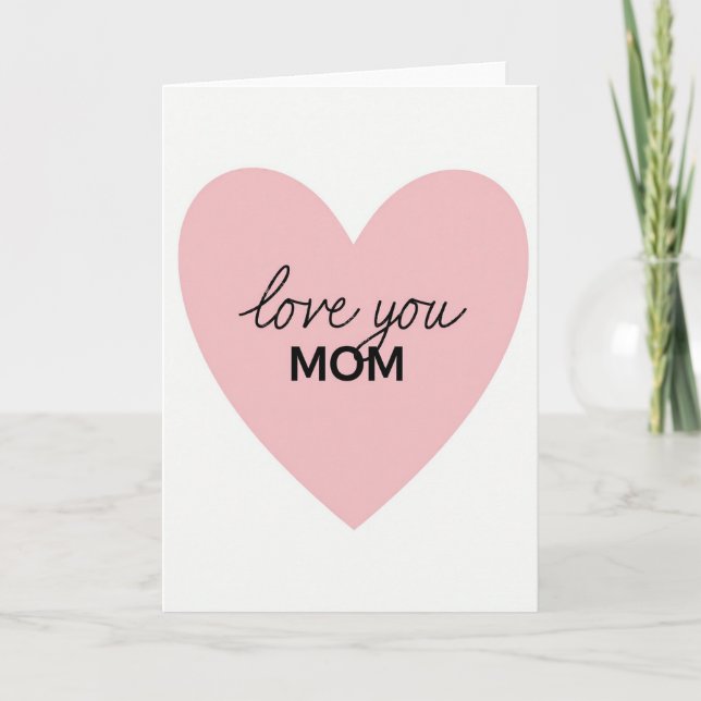 Sweetest Mom Heartfelt Card (Front)