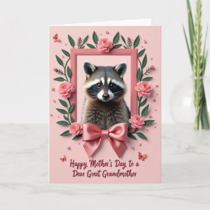 Sweetest Mom Pink Rose Card